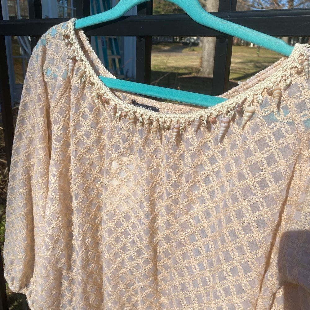 Gryphon Seashell Blouse NWT - Picture 4 of 8